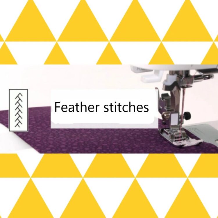 The use of decorative stitches 4