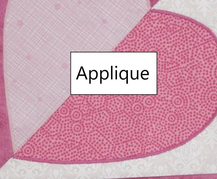 The use of decorative stitches Z shaped stitches 4