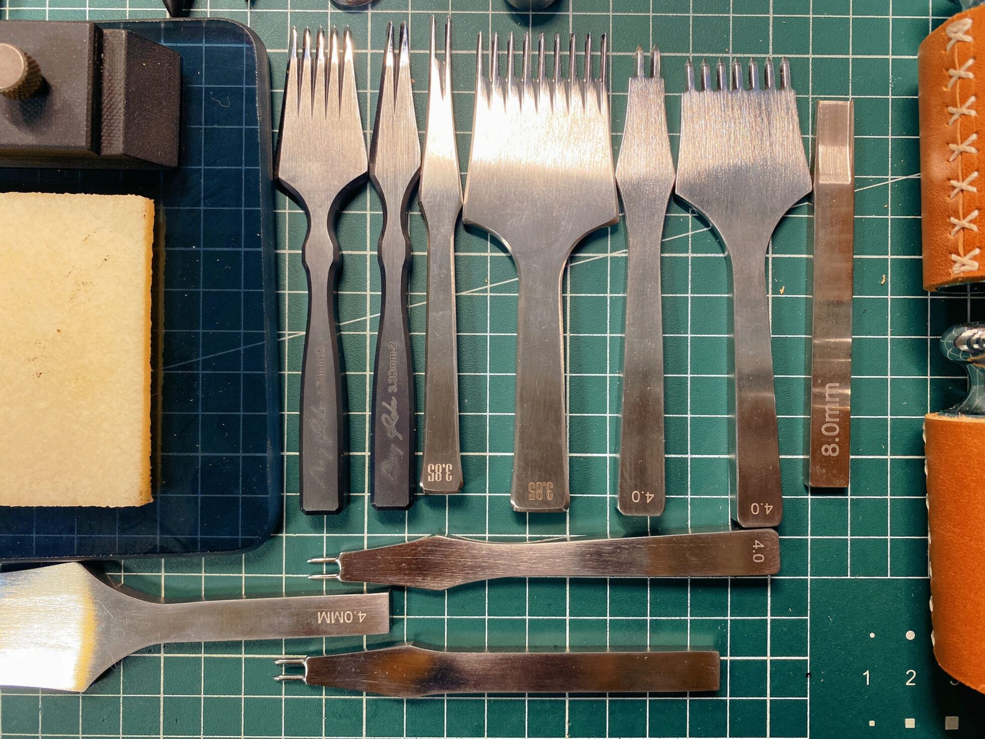 What tools should a novice handmade leather goods lover need?