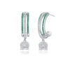 Original Personalized Versatile Zircon Lily of the valley Earrings