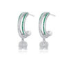 Original Personalized Versatile Zircon Lily of the valley Earrings