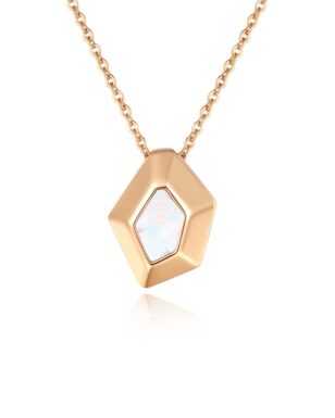 S925 Silver Necklace Geometric Irregular Shell Necklace
