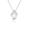 S925 Silver Necklace Geometric Irregular Shell Necklace