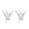 S925 Silver Original Design Elegant Butterfly Stud Earrings