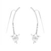 S925 Sterling Silver Original Design Fashionable Simple Lantern Flower Earrings