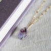 Handmade Original Design Purple Gemstone Necklace