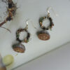 Handmade Original Design Real Flower Plant Christmas Gift Earrings