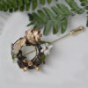 Handmade Original Design Withered Vine Christmas Wreath Pine Cone Natural Plant Brooch
