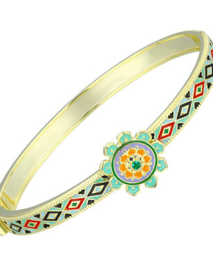 S925 Sterling Silver Original Retro Pattern Bracelet
