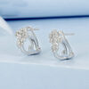 S925 Silver Original Exquisite Flower Clip-on Earrings