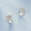 S925 Silver Original Exquisite Flower Clip-on Earrings