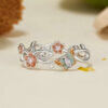 S925 Sterling Silver Original Romantic Sakura Butterfly Open Ring