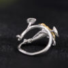S925 Silver Original Morning Glory Open Ring