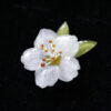 Handmade Resin Pear Blossom Peach Blossom Stud Earrings