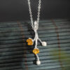 S925 Silver Original Plum Branch Necklace