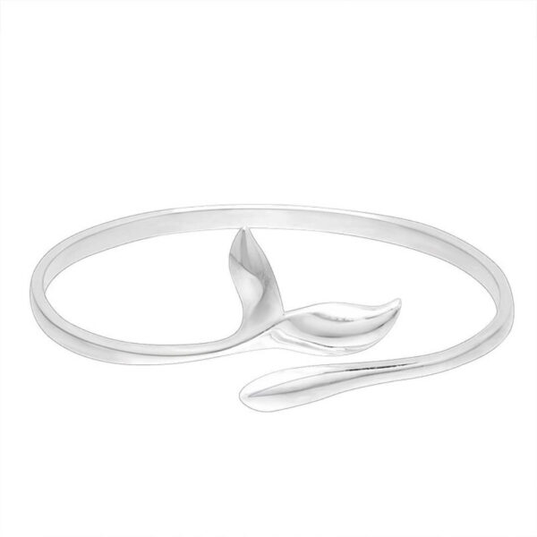 S925 Silver Fashion Simple Whale Bracelet