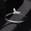 S925 Silver Fashion Simple Whale Bracelet