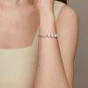 S925 Sterling Silver Elegant Pearl Tassel Bracelet