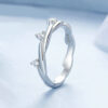 S925 Sterling Silver Original Fashion Zircon Ring