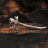 S925 Sterling Silver Pharaoh Cat Stud Earring