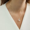 S925 Silver Original Design Cute Radish Pendant