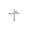 S925 Sterling Silver Cross Butterfly Open Ring