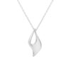 S925 Sterling Silver Geometric Hollow Irregular Necklace