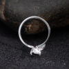 S925 Sterling Silver Original Simple Clivia Open Ring