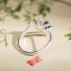 Original S925 Sterling Silver Daffodils Open Ring