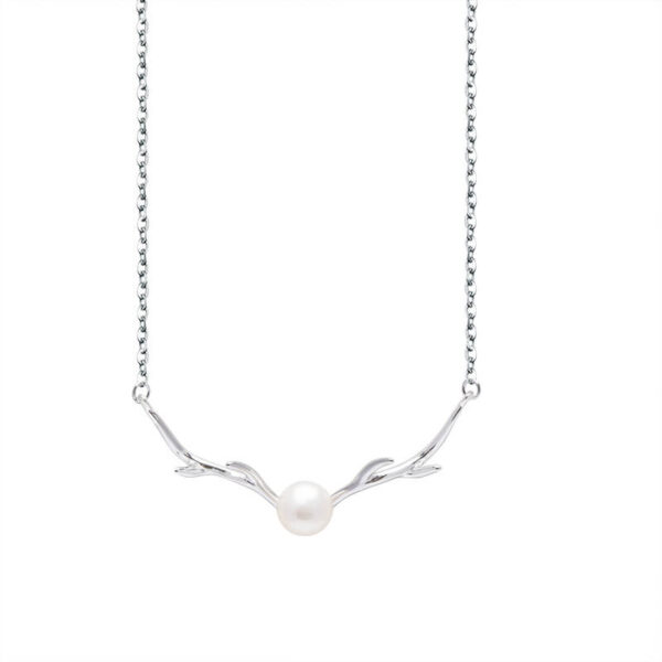 S925 Silver Original Design Simple Freshwater Pearl Necklace