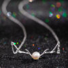 S925 Silver Original Design Simple Freshwater Pearl Necklace