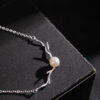 S925 Silver Original Design Simple Freshwater Pearl Necklace