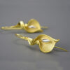 S925 Sterling Silver Calla Lily Ear Hooks