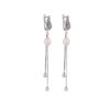 S925 Sterling Silver Freshwater Pearl Retro Tassel Earrings