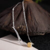 S925 Sterling Silver Original Simple Tulip Necklace