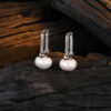 S925 Sterling Silver Pearl Ear Buttons