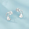 Original S925 Sterling Silver Love Note Zircon Stud Earrings