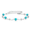 Original S925 Sterling Silver Turquoise Bracelet