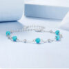 Original S925 Sterling Silver Turquoise Bracelet