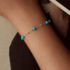 Original S925 Sterling Silver Turquoise Bracelet