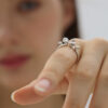 S925 Silver Original Wave Open Ring