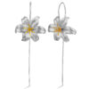 Sterling Silver S925 Vintage Lily Earrings