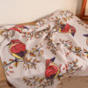 100% Mulberry Silk Hand-rolled Rustic Style Square Scarf