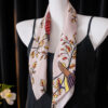 100% Mulberry Silk Hand-rolled Rustic Style Square Scarf