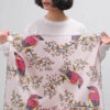 100% Mulberry Silk Hand-rolled Rustic Style Square Scarf