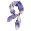 100% Mulberry Silk Hand-rolled Purple Silk Scarf