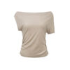 100% Tencel Retro Off-the-shoulder Top