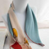 100% Mulberry Silk Swan Scarf