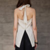 Summer Linen Halter-neck Backless Sexy Strap Resort-style Camisole