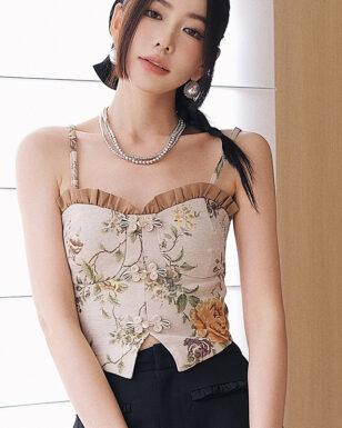 Lace Vintage Embroidered Camisole